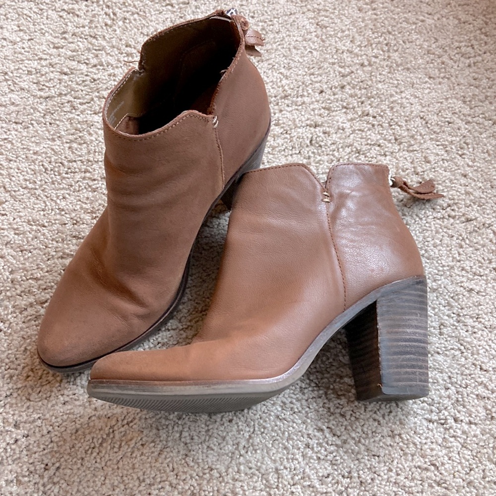 BP Brown Leather Booties